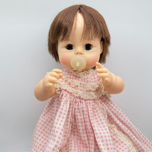 Madame Alexander Sweet Tears Doll #3627 Pink Gingham Dress - Original Pacifier - Picture 1 of 11